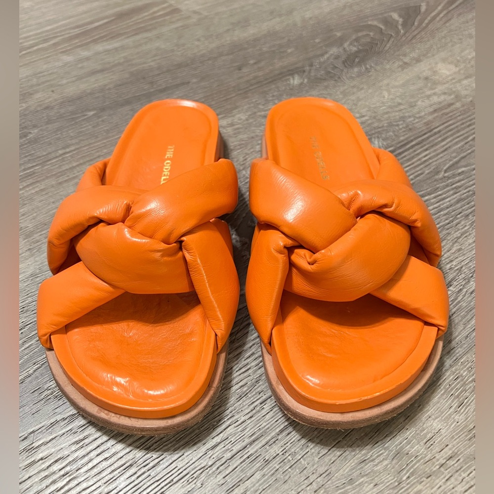 The Odells Orange Women's Slide Sandals